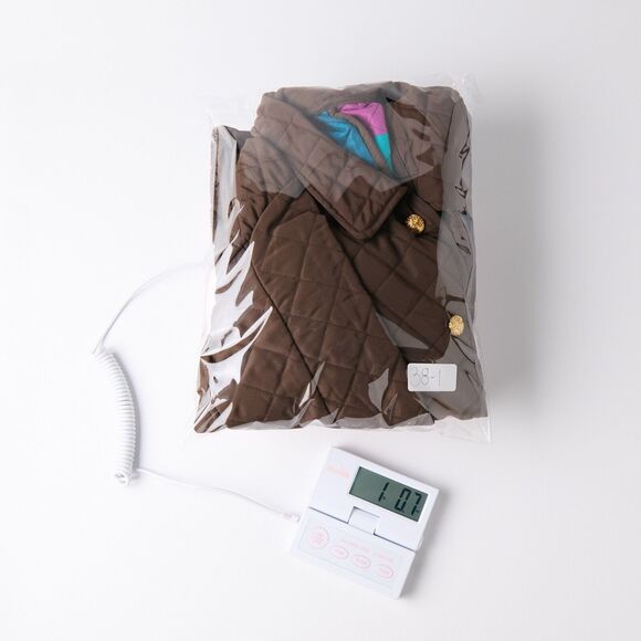 Silkland Women’s M Reversible Quilted Jacket Multicolor Brown Silk Patchwork - Picture 15 of 15